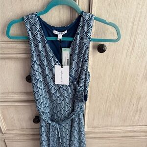 41 Hawthorn Blue Patterned Sleeveless Dress